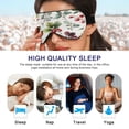 thumbnail image 6 of IAUYY Sleep Mask, Super Soft Eye Masks with Adjustable Strap, Lightweight Comfortable Blindfold,Perfect Blocks Light for Men Women Watercolor Collage Collection, 6 of 7