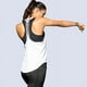 thumbnail image 3 of Chaleco deportivo para mujer, para fitness, yoga, running, blusa con tirantes en T, de secado rápido, transpirable, chaleco suelto, 3 of 6