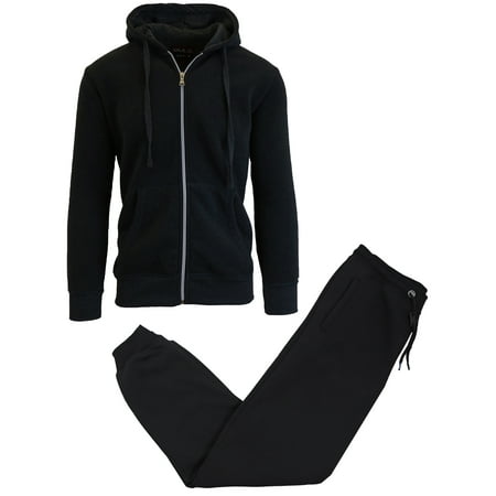 linear fleece jogger set