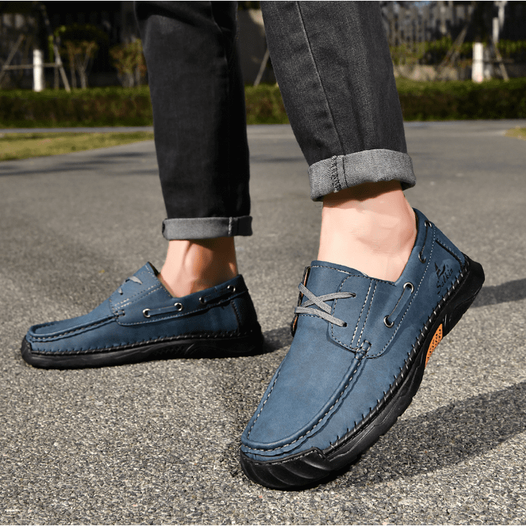 alpine swiss mens dress shoes leather lined slip on loafers Alpine Swiss Mens Dress Shoes Leather Lined Slip On Togo
