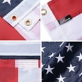 thumbnail image 6 of Yescom 4 Pcs 3x5 FT American Flag 210D Oxford UV Resistant Brass Grommets US Flags, 6 of 9