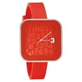thumbnail image 3 of Nixon Women's A162200 The Rocio Red Dial Red Rubber Strap Watch, 3 of 4