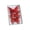 C010- Style J, variant on Seasonal Home Decor, Butterfly Decor, Christmas Decor, Party Decorations, 3 Pack Glitter Red Butterfly Clip-On Christmas Tree Hangings 8X5X2 Inch for Christmas Atmosphere