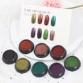 thumbnail image 2 of Polvo cromado para uñas Nail Art Artdone, 16 tarros, color plateado y dorado, 2 of 7