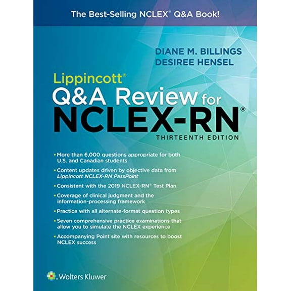 Pre-Owned Lippincott Q&A Review for NCLEX-RN (Lippincott's Review For NCLEX-RN) [Paperback] Billings EdD RN FAAN, Diane and Hensel, Desiree
