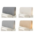 thumbnail image 3 of Inteprter Funda de cabecera de alto valor estético para decoración personalizada de dormitorio que añade un ambiente elegante Juegos de cama gris claro 150CM, 3 of 6