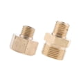 thumbnail image 1 of 2 Conectores Adaptadores De Manguera De Latón Giratorios Para Hidrolavadora, 1 of 8