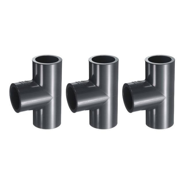 Uxcell 3 Pcs Raccord en PVC 3/4 Pouces Connecteur 3 Voies pour Meubles Raccord de Tuyauterie de Qualité