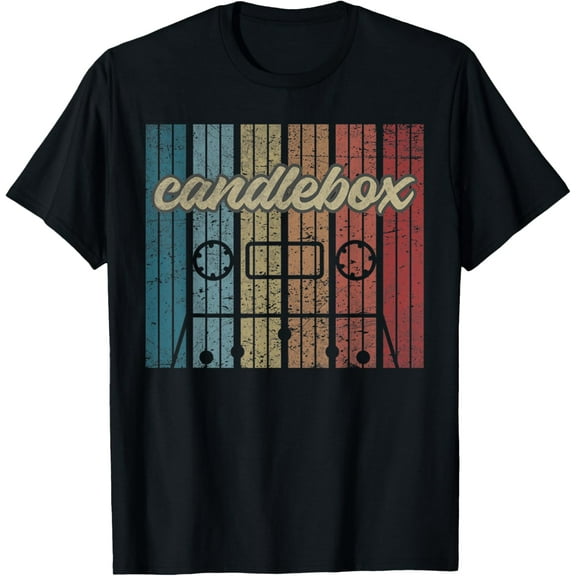 Retro Candle Musician Box Cassette Tape 90s Vintage T-Shirt