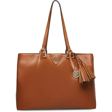 Anne Klein Hinge Tote One Size Potters Clay