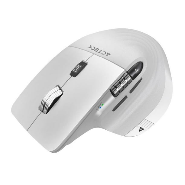 Mouse Ergonomico Acteck VIRTUOS PRO MI780 3000dpi Inalambrico 8 Botones Blanco AC-936194