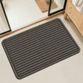 thumbnail image 4 of Inerposs Water Absorbing Door Mat, Fast Drying Floor Mat, Non-Slip Bathroom Mat, Dirt Counteractive Door Mat, Striped Diatom Mud Mat for Home Use, 4 of 6