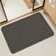 thumbnail image 4 of Alfombra de baño de diatomeas con rayas simples, absorbente de agua, de secado rápido, antideslizante, para la entrada del baño, resistente a la suciedad, fácil de limpiar, decoración del hogar., 4 of 6