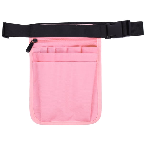 GOOHOCHY Riñonera de enfermera con múltiples bolsillos, bolsa organizadora de cintura, bolsa organizadora de enfermera, riñonera