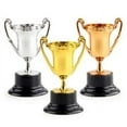 thumbnail image 1 of Miangastore 3 Pcs Trophy Props Award Trophy Cups Decorative Trophy Cups Competition Trophy Models Sports Party Favors, 1 of 1