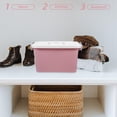 thumbnail image 1 of unbranded Caja Plástica Rosa Multifuncional Para Almacenamiento Con Ideal Para Organizar Bloques Y Objetos Pequeños, 1 of 7