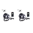 thumbnail image 2 of Cateissary Bola de discoteca giratoria activada por sonido, luces de fiesta de DJ, 3W, 3 LED RGB, luz de escenario LED para Navidad, boda, sonido, Type1 NO1, 2 of 6