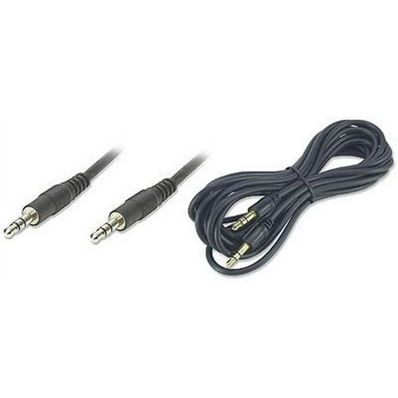 6ft 3.5mm .125 Inch Mini Plug Male to Male Stereo Audio   IPOD Cable Headphones