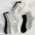 thumbnail image 2 of Calcetines tobilleros para hombre y mujer, ropa de dormir deportiva japonesa, Sexy, a la moda, elástica hasta el muslo, informal, color liso, 2 of 4