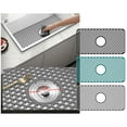 TWCTUWEN Dishwashing Rack Tray Silicone Kitchen Sink Protector Mat