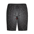 thumbnail image 6 of Daiia Black Spider On Web Mens Woven Stretch Pajama Short,Short Pajama Pants-XX-Large, 6 of 7