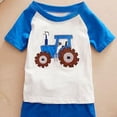 thumbnail image 6 of Toddlers Kids Girls Boys Short Set 2 Piece Active Clothing Set Short Sleeve Tee and Pull on Short 6-24 Months 2T 3T 4T 5T 6T 7T 3-4 Years, 6 of 6