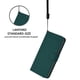 thumbnail image 4 of For iPhone 15 Case Solid Color Wallet Leather Phone Cover with Strap - Nude, 4 of 5