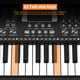 thumbnail image 2 of Teclado y piano Wfhdtx de 61 teclas con altavoz, micrófono y soporte, 2 of 7