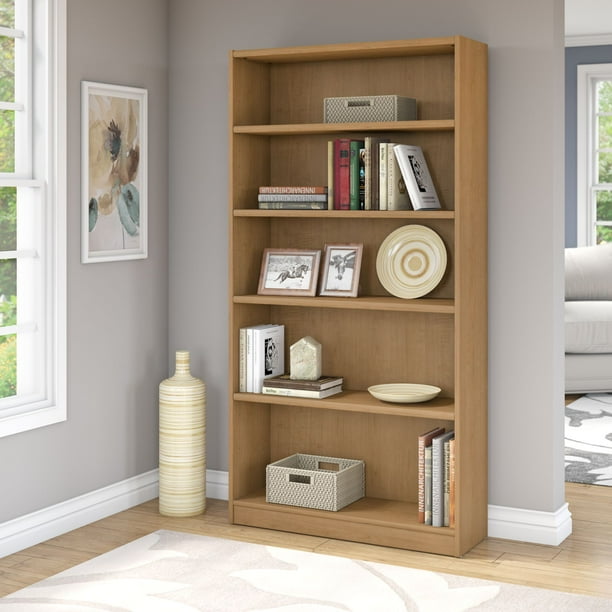 Bush Universal 5Shelf standard Bookcase, Multiple Finishes Walmart