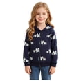 thumbnail image 3 of Gubotare Kids Zip Up Hoodies for Toddler Boys Girls Hooded Sweatshirts Light Winter Fall Clothes Outwear 3-7Y (Navy, 1-2 Years ), 3 of 9