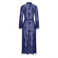 thumbnail image 2 of Birdeem Long Sheer Boudoir Wedding Kimono Floor Length Lace Bridal Bath Robe Lingerie, 2 of 7