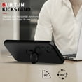 thumbnail image 6 of Slim Case for Samsung Galaxy A16 5G with Ring Holder Kickstand, TPU/Silicone Shockproof Non-Slip Protective Phone Cover Support Magnetic Car Mount for Samsung Galaxy A16 5G, Black, 6 of 9