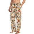 thumbnail image 6 of Salouo Thanksgiving with Food Print Pajama Pants for Men, Lounge Pants Elastic Waistband Casual Men's sleepwear Loungewear Sleep Pajama Pant -Medium, 6 of 7