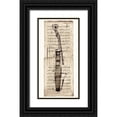 thumbnail image 1 of Symposium Design 11x18 Black Ornate Wood Framed with Double Matting Museum Art Print Titled - String Section, 1 of 4