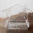 thumbnail image 3 of Amdohai Clear Acrylic Window Bird Feeder with 4 Suction Cups & Standing Pole High Feed, 3 of 8