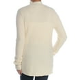 thumbnail image 2 of KENSIE Womens Ivory Cut Out  Turtle Neck Long Sleeve Sweater S, 2 of 2