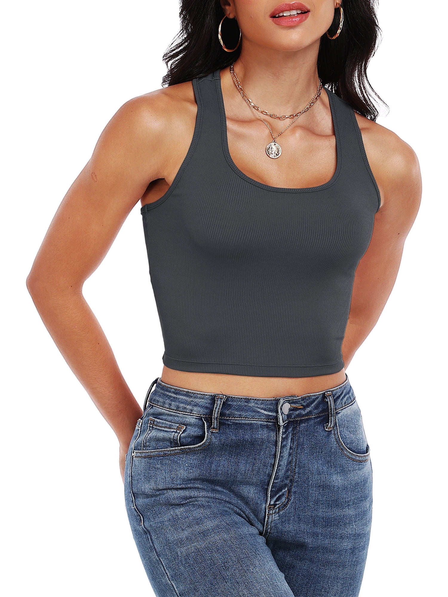 【BEEDEN】　2P CUT TOPS BEEDEN】 2P CUT TOPS QINSEN Women's Square Neck Sleeveless