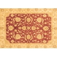 thumbnail image 1 of Ahgly Company Indoor Rectangle Oriental Brown Traditional Area Rugs, 7' x 9', 1 of 4