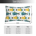 thumbnail image 2 of Pofeuu Funny Boats Print Polyester Microfiber Plush Pillowcases, Super Soft and Cozy Pillow Case Covers with Envelop Closure（Pillow core not included）-16"x24", 2 of 6