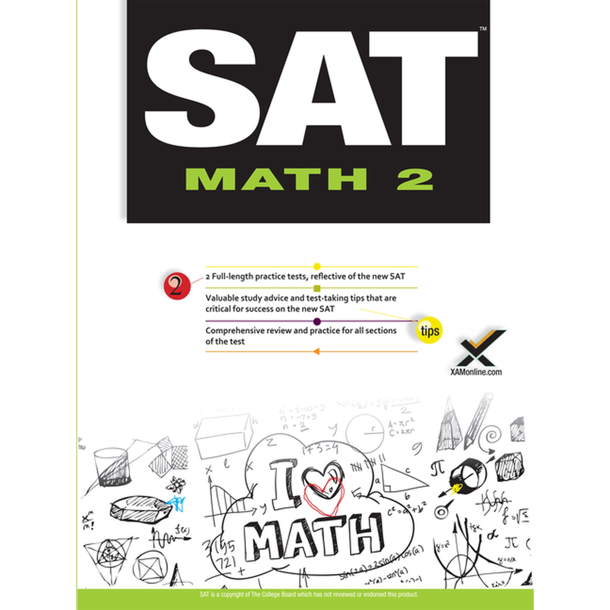SAT Math 2 2017 (Paperback)
