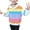 White rainbow, variant on URMAGIC Kids Girl Rainbow Hoodies Jacket Zip Up Casual Hooded Long Sleeve Jumper Hoody Sweater Top Coat