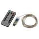 thumbnail image 3 of Paquete de 3 cuerdas de luces de hadas con pilas con control remoto, 10 pies 30 LED, para jardines, 3 of 5