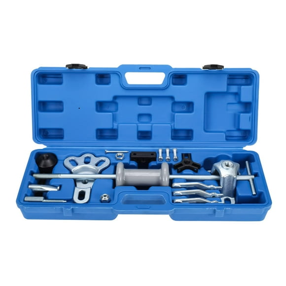 BTSHUB 9-Way Slide Hammer Puller Kit Axle Bearing Hub Auto Set, Axle Front Rear Wheel Bearing Dent Hub Gear Puller Remover Set