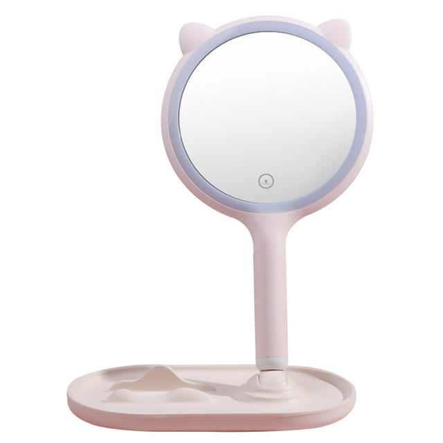 Miroir de Maquillage à Double Face avec Écran Tactile Portable