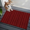 thumbnail image 3 of Area Rug 2 x 3 Ft, Red Plants Texture Indoor Accent Bathroom Rugs for Kitchen/Laundry Room, Vintage Country Trees Pattern Washable Non-Slip Runner Floor Mat for Entryway, Living Room, 3 of 8