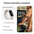 thumbnail image 4 of Monitor de actividad física Fitbit Charge 6 Advanced, porcelana, 4 of 5