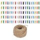 thumbnail image 2 of Clip De Madera, Clip Ligero Colorido De La Foto Para La Decoración Casera Para La Tarjeta, 2 of 8