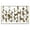 Gold Cutout Solid Floral Rectangle 40" x 2" x 26", variant on DecMode Gold Metal Cutout Floral Wall Decor with White Accents
