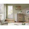 thumbnail image 2 of Tolead Wooden Shoe Cabinet with 3 Flip Drawers, Gray, 2 of 9