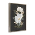 thumbnail image 2 of Stupell Industries Victorian Lace Cosmos Flowers Brown Floating Frame Canvas Art, 25 x 31, by House Fenway, 2 of 8